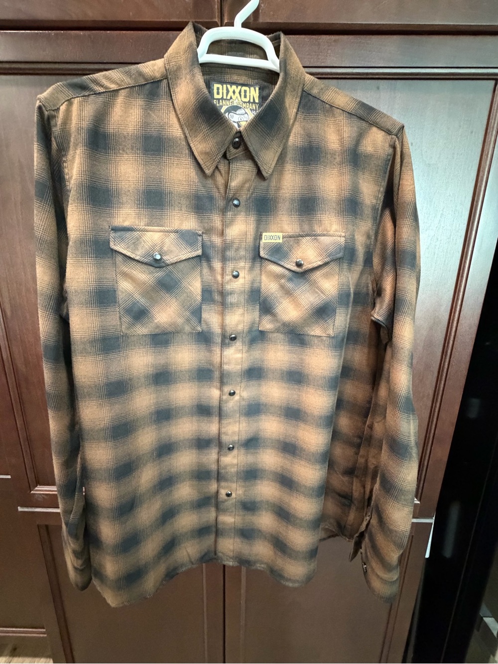 Dixxon Brown and Black Plaid Men's Shirt